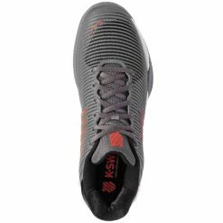 K-Swiss Hypercourt Express 2 Men CLAY COURT, Gray/Blk/Red -Tennis Outlet Shop 06614052c 21640.1654110183