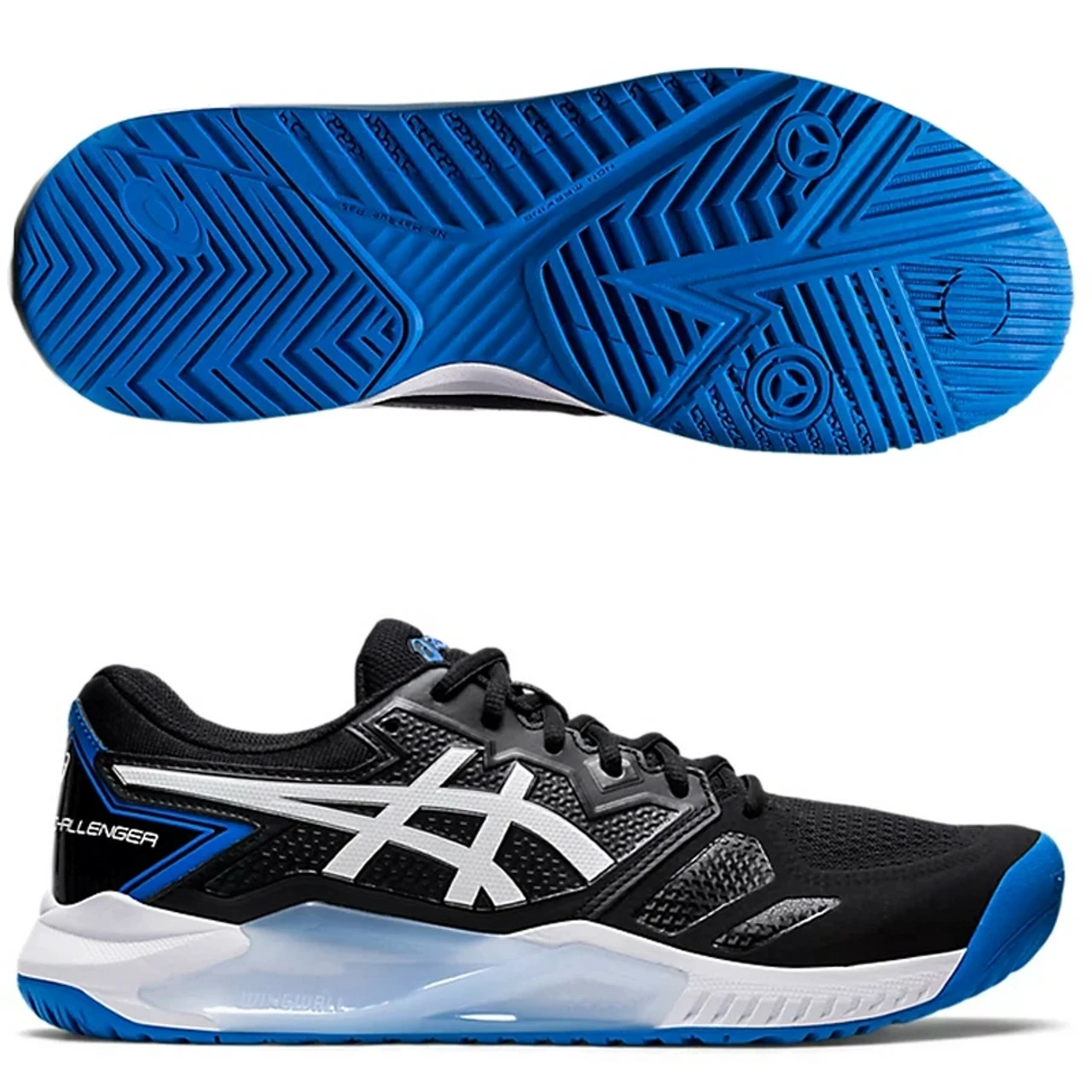 Asics Gel Challenger 13 Men, Black/Blue 1 Asics Gel Challenger 13 Men, Black/Blue