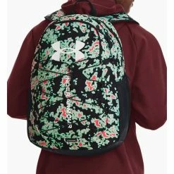 Under Armour Hustle Sport Backpack, Blk/Grn/Red -Tennis Outlet Shop 1364181.013f 38482.1667577227