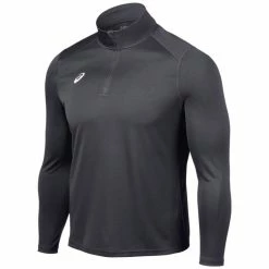 Asics Circuit 2 1/4 Zip For Men, Gray