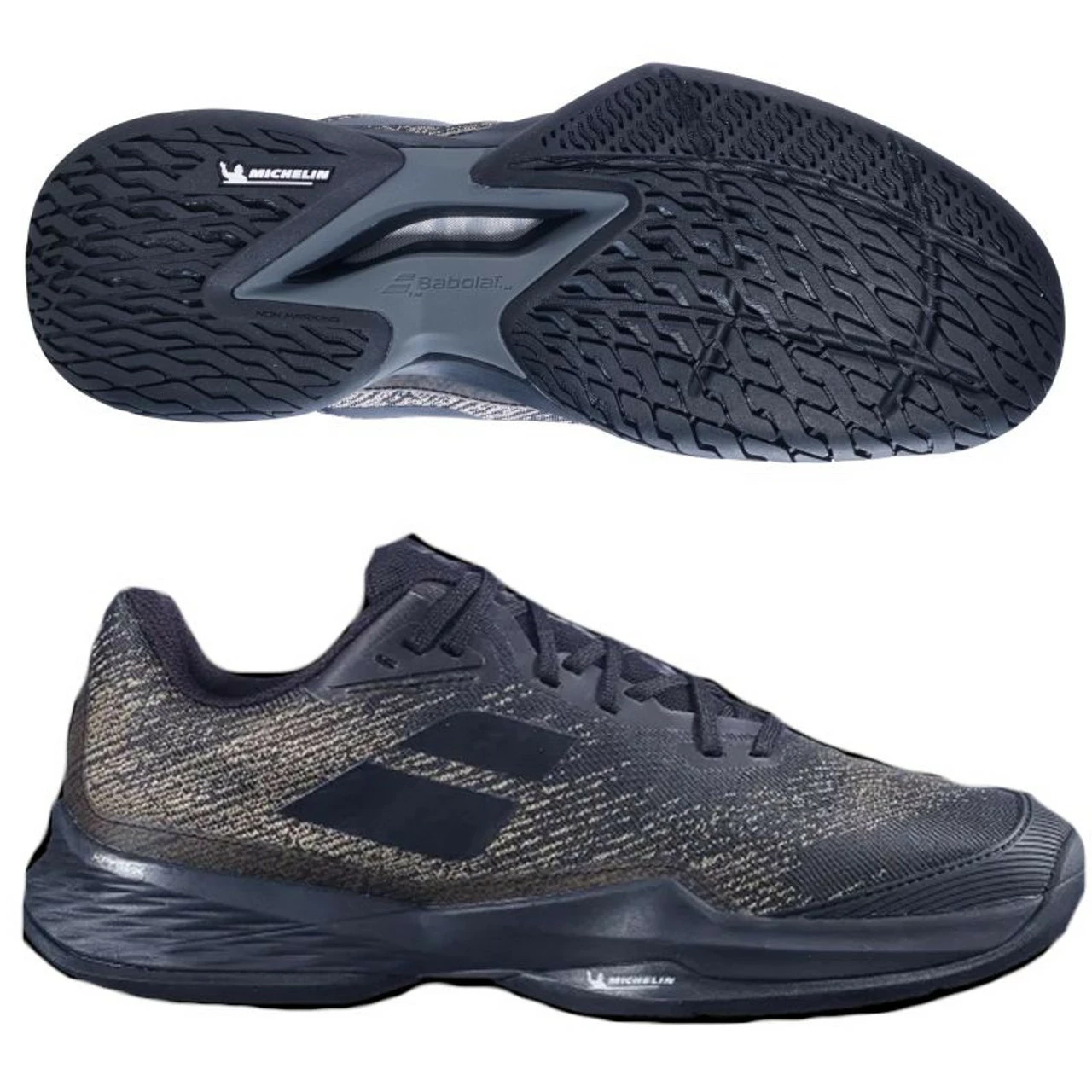 Babolat Jet Mach 3 AC Men, Black/Gold WIDE WIDTH 1 Babolat Jet Mach 3 AC Men, Black/Gold WIDE WIDTH