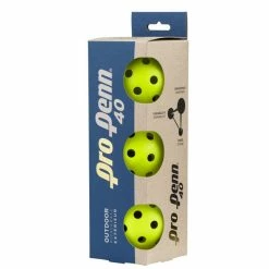 Pro Penn 40 OUTDOOR Pickleball, Optic Yellow 3-Pack