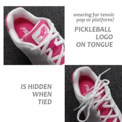 Fila Double Bounce Ladies, Wht/Pink For Pickleball / Tennis / Paddle -Tennis Outlet Shop 5PMlogo 53620.1650348023