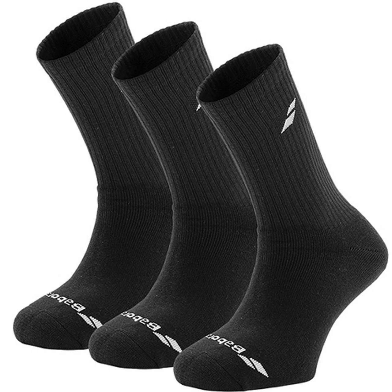 Babolat Mens Crew Sock, 3 Pack, Color Options 2 Babolat Mens Crew Sock, 3 Pack, Color Options - Image 2