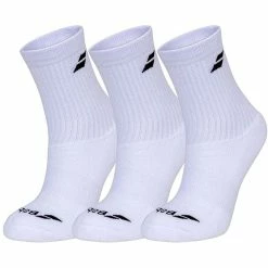 Babolat Mens Crew Sock, 3 Pack, Color Options