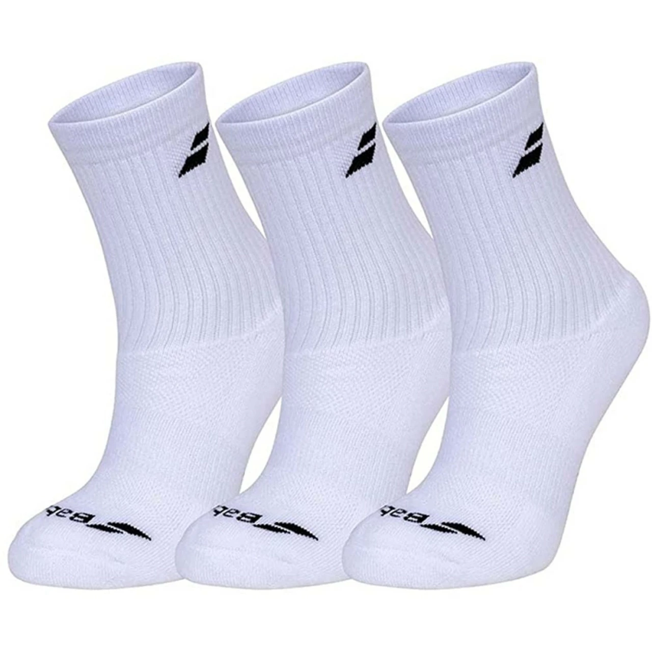 Babolat Mens Crew Sock, 3 Pack, Color Options 1 Babolat Mens Crew Sock, 3 Pack, Color Options