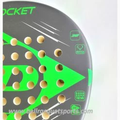 Dunlop Rocket Green POP Tennis Paddle / Padel Paddle -Tennis Outlet Shop 623964b 38387.1650348463