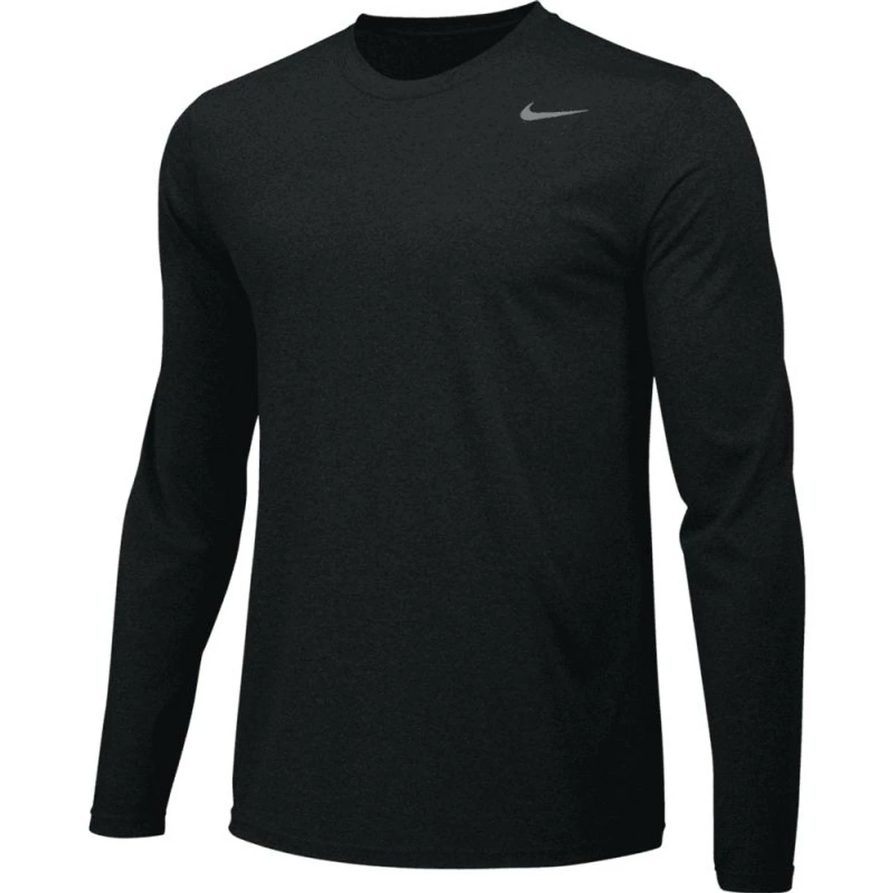 Nike Legend 2.0 Dri-Fit Long Sleeve Men's Crew, Black 1 Nike Legend 2.0 Dri-Fit Long Sleeve Men's Crew, Black