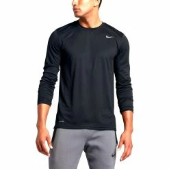Nike Legend 2.0 Dri-Fit Long Sleeve Men's Crew, Black 7 Nike Legend 2.0 Dri-Fit Long Sleeve Men's Crew, Black -Tennis Outlet Shop 718837c 65817.1664898592