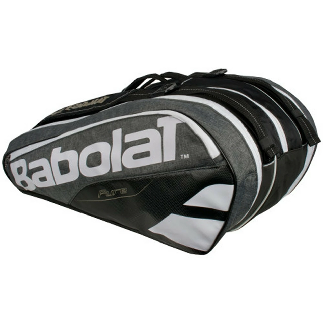 Babolat Pure 9 Racquet Bag, Grey 1 Babolat Pure 9 Racquet Bag, Grey