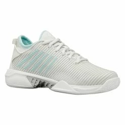 K-Swiss Hypercourt Supreme Women, Gray/Blue -Tennis Outlet Shop 96615084c 93215.1650347226