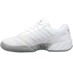 K-Swiss Bigshot Light 4 Women's, White/Gray/Silver -Tennis Outlet Shop 96989138B 42339.1650349214