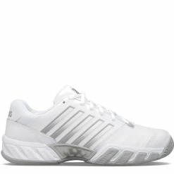 K-Swiss Bigshot Light 4 Women's, White/Gray/Silver -Tennis Outlet Shop 96989138C 19746.1650349214