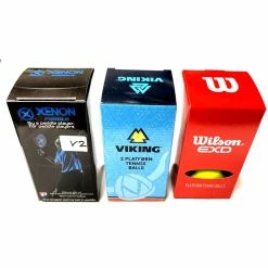 WILSON;VIKING;XENON Cold Weather Platform Tennis Balls - Play & Compare Pack '22 -Tennis Outlet Shop CompareBalls22d 46594.1650349091