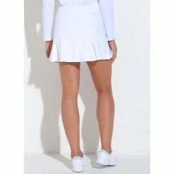 Dona Jo, JoJo Tennis Skirt, White (Long Skirt) -Tennis Outlet Shop SKI202b 95689.1650349599