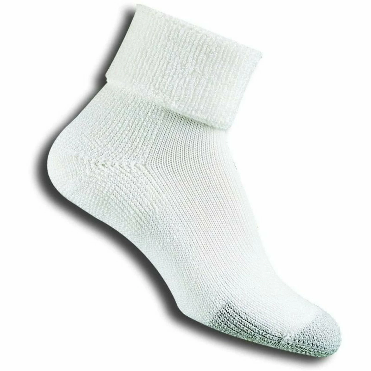 Thorlo TC-11 Cuff Sock, White 1 Thorlo TC-11 Cuff Sock, White
