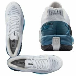 Wilson Rush Pro 4.0 Men, Wht/Gray/Blue -Tennis Outlet Shop WRS328600b 78141.1666293570