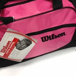 Wilson Pink Duffel Bag SUPER SALE - NOW $20 OFF -Tennis Outlet Shop Z6714d 37502.1650343739