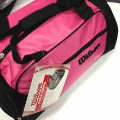 Wilson Pink Duffel Bag SUPER SALE - NOW $20 OFF -Tennis Outlet Shop Z6714e 01038.1650343739