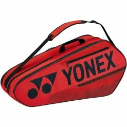Yonex Team 6 Pack Bag, Red 2022